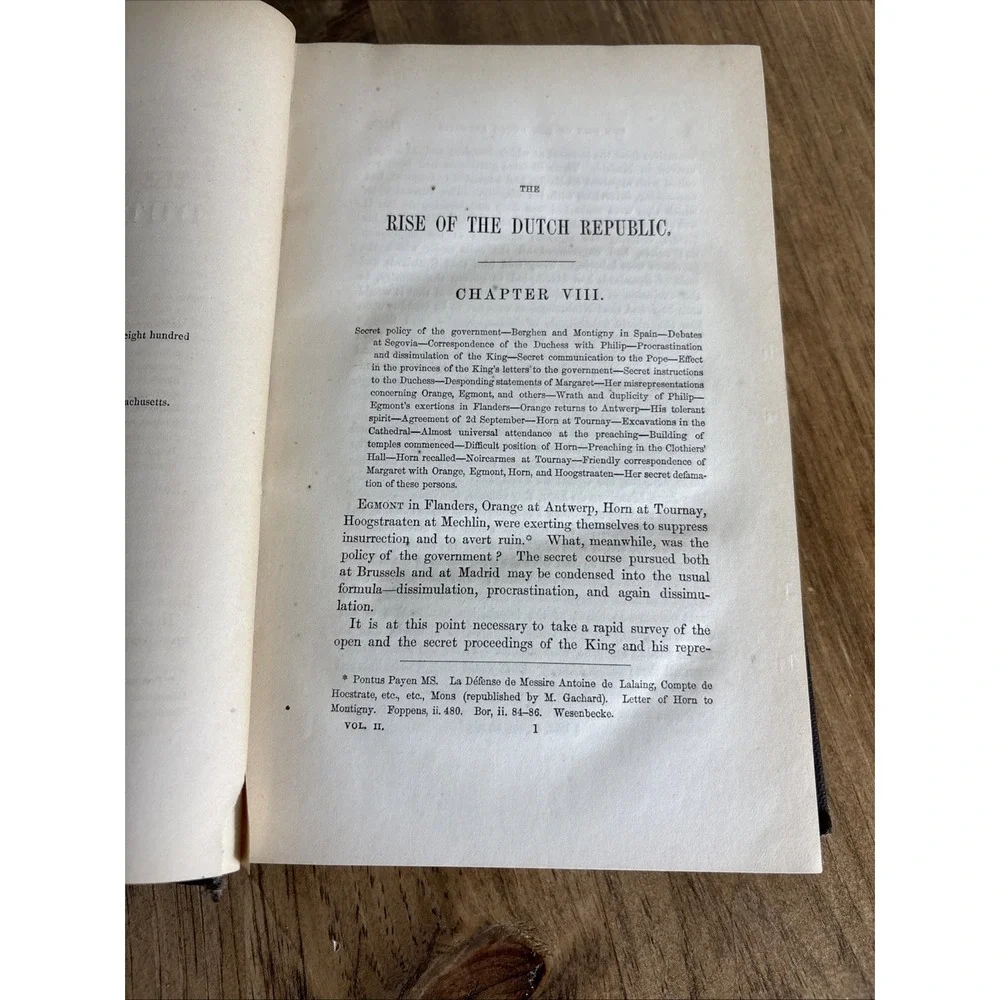 1870 The Rise of the Dutch Republic: A History (Volume II) By John Motley